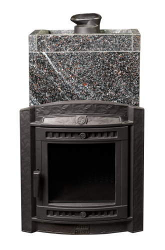 Печь банная Атмосфера XL в облицовке Амфиболит КОМПЛЕКТ