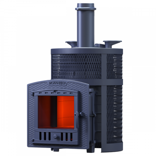Печь банная ИСКАНДЕР ЗК 18 (П2) Pro Ураган (Технолит)