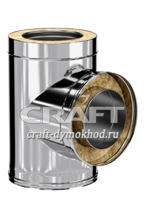 КРАФТ сэндвич-тройник 90° (316/0,8/304/0,5) Ф150х250 Стандарт-50