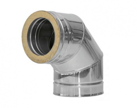 КРАФТ сэндвич-колено 90° (316/0,5/304/0,5) Ф150х250 ГАЗ-50