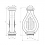 Конвектор "Лира" 150М-130М (цв. черный) ПроМеталл