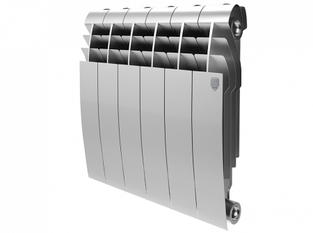 Радиатор Royal Thermo BiLiner 500 4 секции Silver Satin