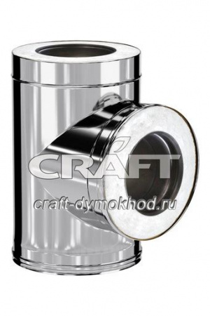 КРАФТ сэндвич-тройник 90° (316/0,5/304/0,5) Ф250х350 ГАЗ-50